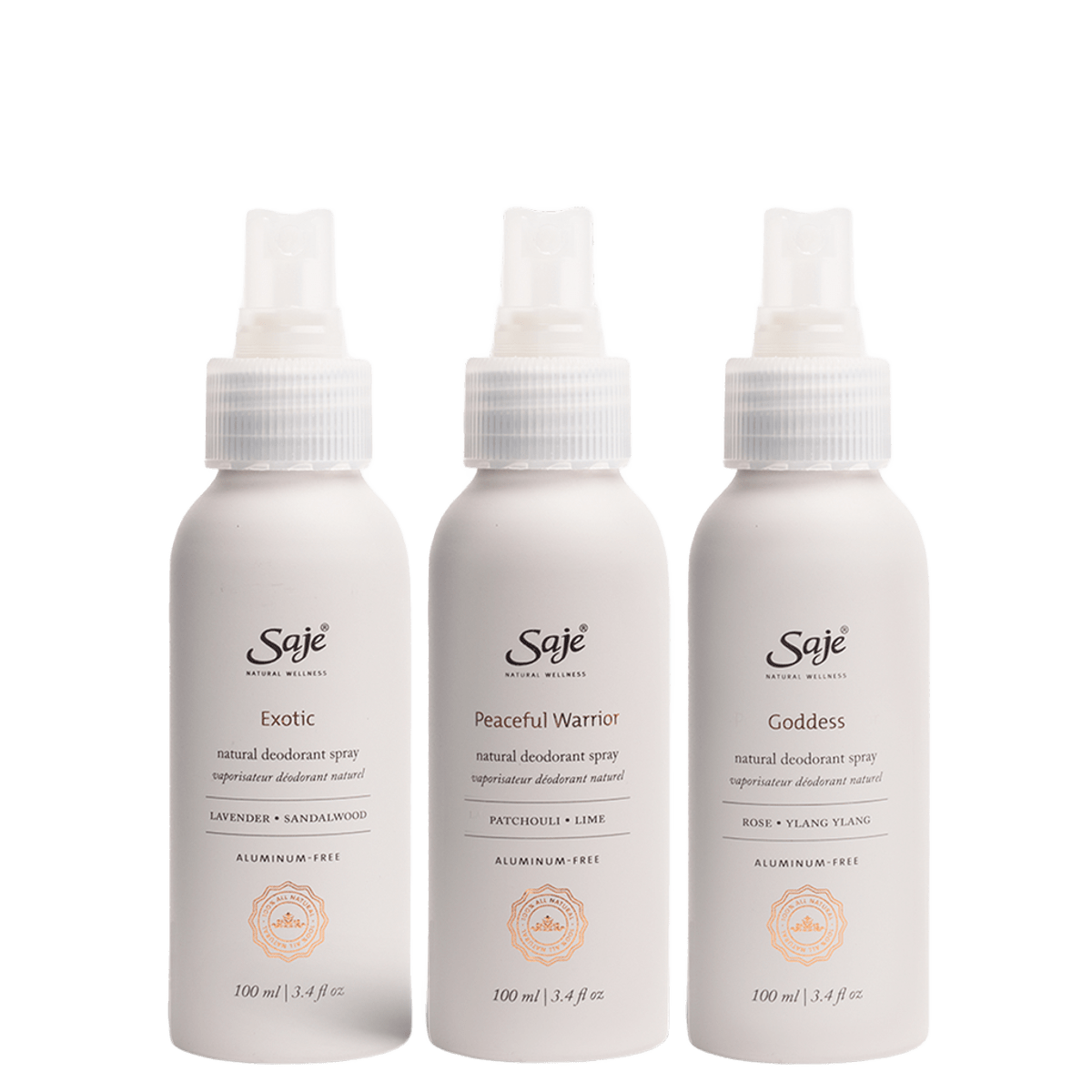 Natural Deodorant Trio M3