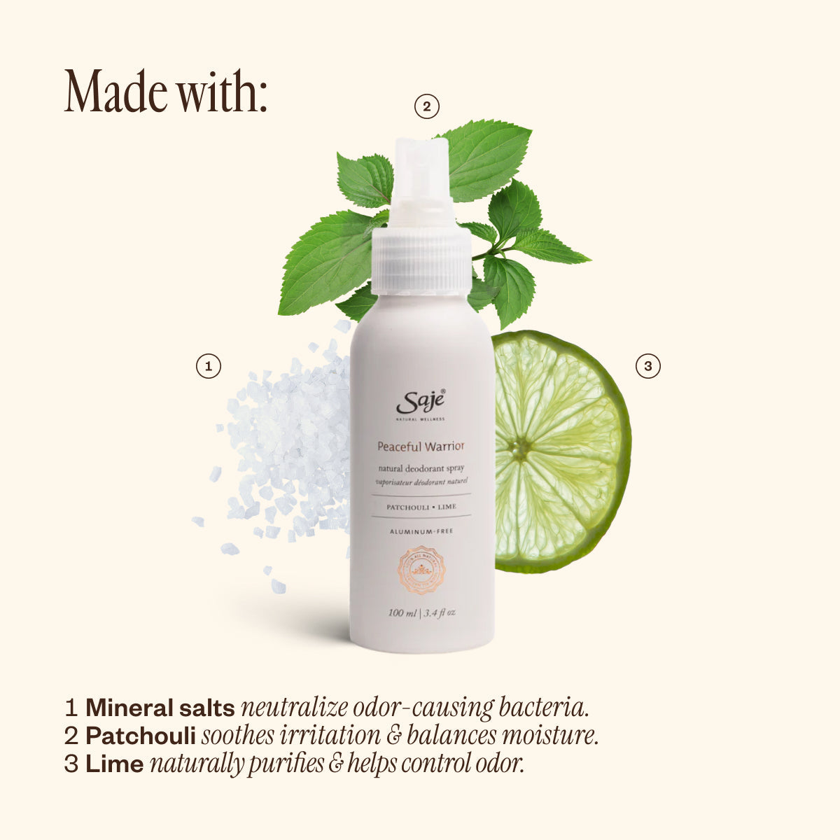 Peaceful Warrior Deodorant & Liquid Sunshine Jute & Joy Z9